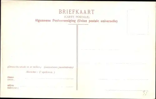 Ak Amsterdam Nordholland Niederlande, Burgerweeshuis, Kerkgang, Mädchen in Tracht