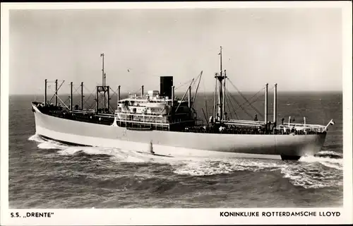 Ak Frachtschiff SS Drente, Koninklijke Rotterdamsche Lloyd