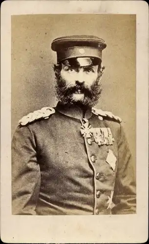 CdV Generallieutenant Graf Bismarck Bohlen, Generalgouverneur vom Elsass
