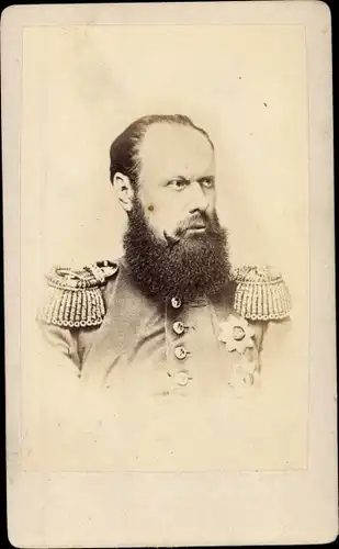 CdV Karl Friedrich Alexander König von Württemberg, Portrait