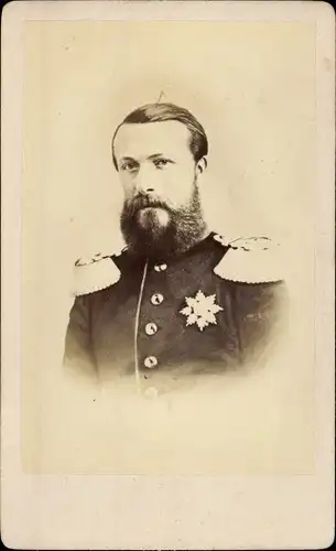 CdV Friedrich Großherzog von Baden, Portrait
