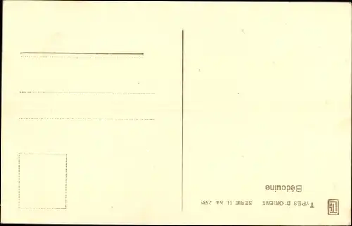 Ak Types d'Orient, Bedouine, Araberin, Busen, Maghreb