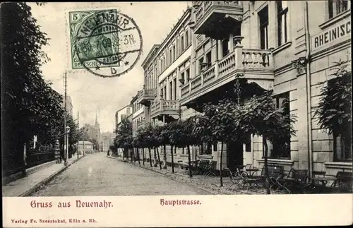 Ak Bad Neuenahr Ahrweiler in Rheinland Pfalz, Hauptstraße, Hotel Rheinischer Hof