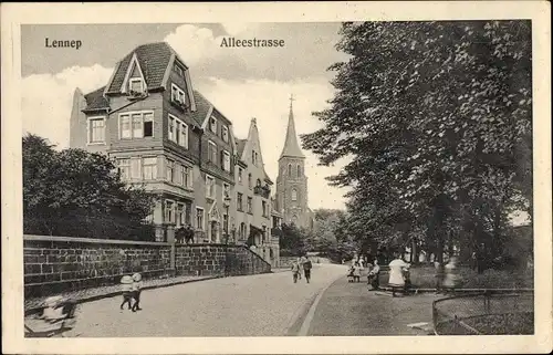 Ak Lennep Remscheid im Bergischen Land, Alleestraße