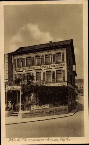 Ak Rüdesheim am Rhein, Hotel Restaurant Georg Faulhaber