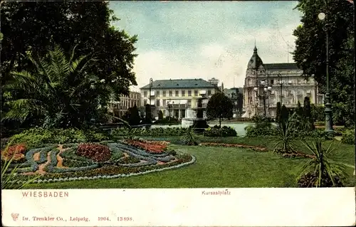 Ak Wiesbaden in Hessen, Kursaalplatz