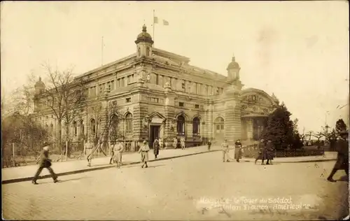 Foto Ak Mainz am Rhein, Foyer du Soldat de l'union Franco-Américaine