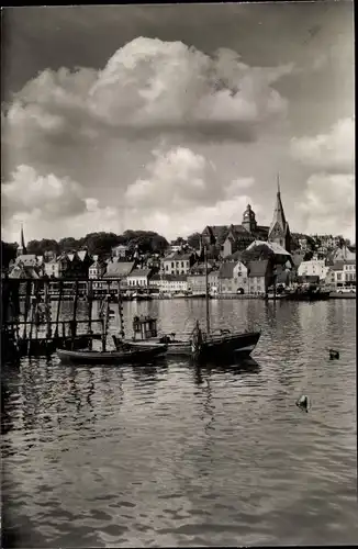 Ak Flensburg in Schleswig Holstein, Hafen