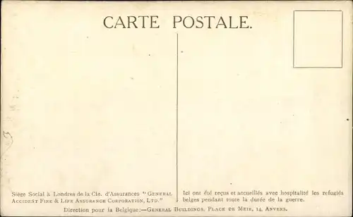 Ak Anvers Antwerpen Flandern, General Buildings, Place de la Mer