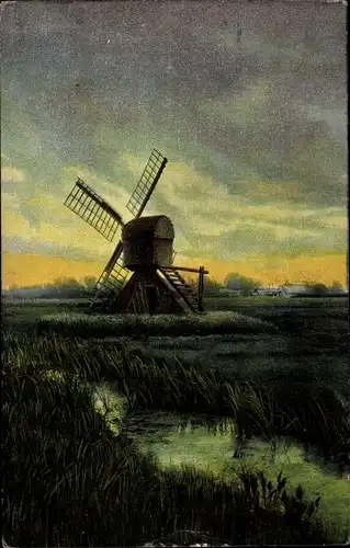 Ak Utrecht Niederlande, Westbroek, Molen, Windmühle