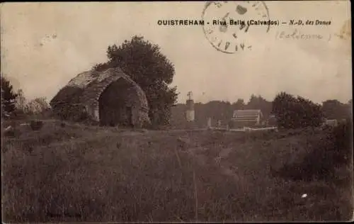 Ak Ouistreham Riva Bella Calvados, Notre Dame des Dunes