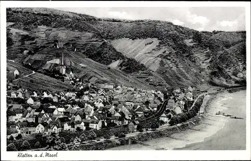 Ak Klotten an der Mosel, Gesamtansicht