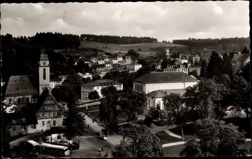 Ak Bad Schwalbach im Taunus, Teilansicht, Kirche, Kurhaus