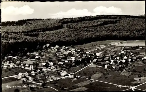 Ak Hausen vor der Höhe Schlangenbad im Taunus Hessen, Luftaufnahme