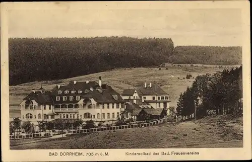 Ak Bad Dürrheim Baden Württemberg, Kindersolbad des Badischen Frauenvereins