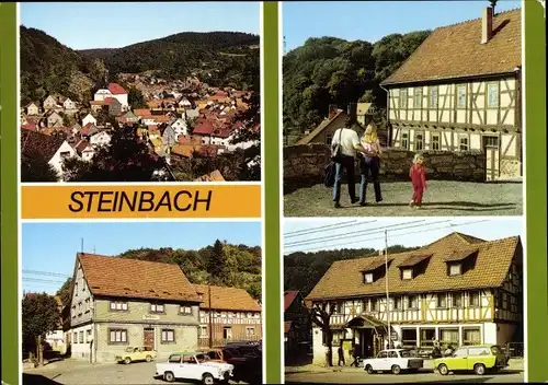 Ak Steinbach Bad Liebenstein in Thüringen, Gasthaus "Zum Löwen", FDGB-Erholungsheim Volkshaus