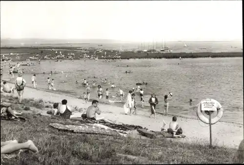 Ak Quitzdorf am See Oberlausitz, Badestrand Kollm