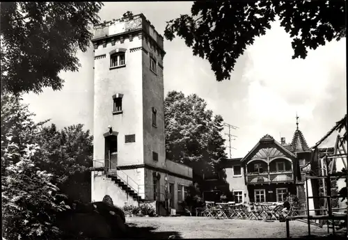 Ak Steina in Sachsen, Bergrestaurant Schwedenstein