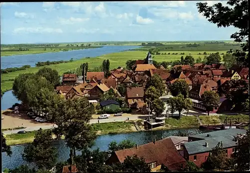 Ak Hitzacker an der Elbe, Blick vom Weinberg