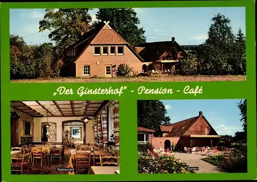 Ak Wulfstorf Bienenbüttel in der Lüneburger Heide, Restaurant Ginsterhof