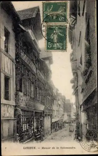 Ak Lisieux Calvados, Manoir de la Salamandre