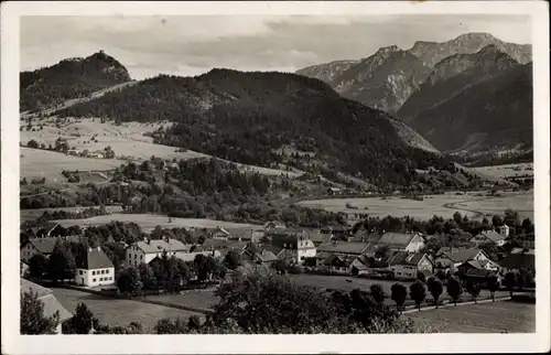 Ak Pfronten im Allgäu, Panorama, Falkenstein, Schlicke