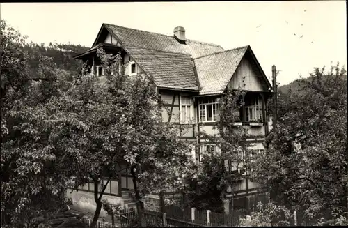 Ak Sitzendorf in Thüringen, Haus Apel