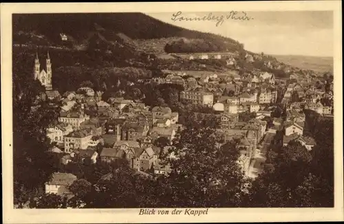 Ak Sonneberg in Thüringen, Gesamtansicht, Blick von der Kappel