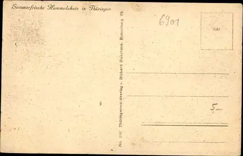 Ak Hummelshain in Thüringen, Teilansicht, Sommerfrische