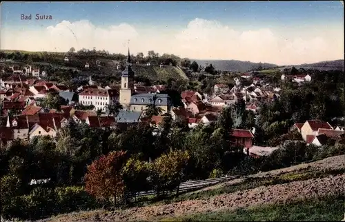 Ak Bad Sulza in Thüringen, Teilansicht mit Kirche