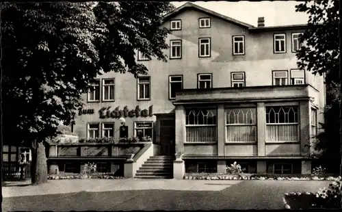 Ak Unterweißbach Thüringen, Hotel "Zum Lichtetal"