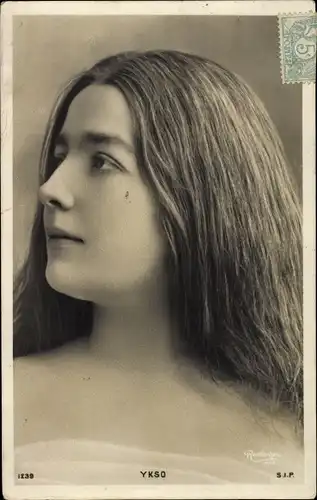 Ak Ykso, Portrait einer Frau