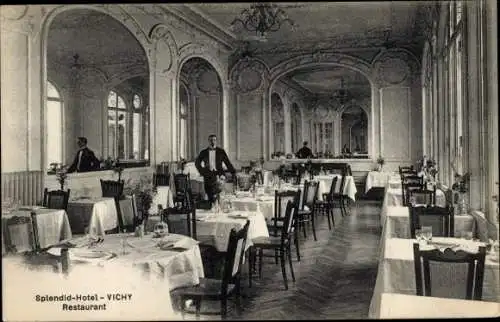 Ak Vichy Allier, Spendid Hotel, Restaurant