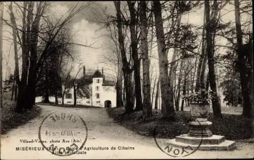 Ak Misérieux Ain, Ecole d'Agriculture de Cibeins, Allee principale