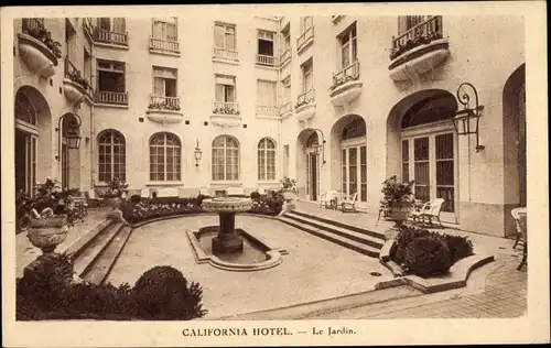 Ak Paris II. Arrondissement Bourse, California Hotel, Le Jardin