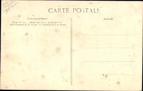 Ak Paris XVI., Crue de la Seine, Rue Felicien David, Demenagement en bateau