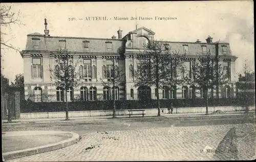 Ak Paris XVI. Auteuil, Maison des Dames Francaises