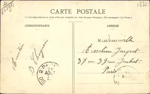 Ak Mattaincourt Vosges, Une Rue, L'Hopital