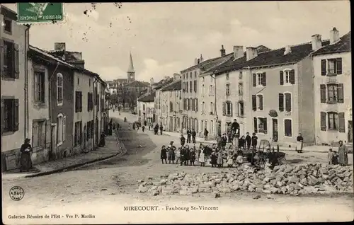 Ak Mirecourt Lothringen Vosges, Faubourg St. Vincent