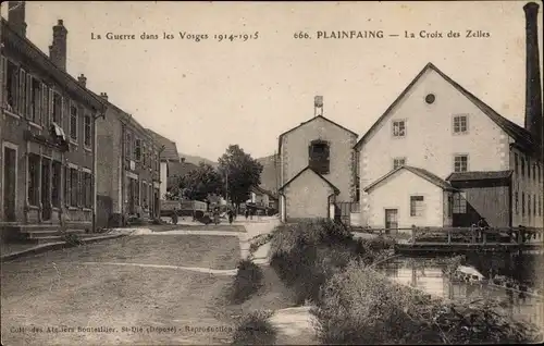 Ak Plainfaing Vosges, La Croix des Zelles