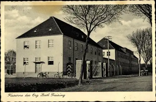 Ak Freising in Oberbayern, Kaserne Erg. Btl.