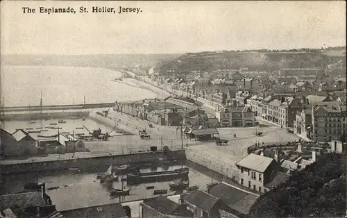 Ak Saint Helier Kanalinsel Jersey, The Esplanade