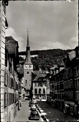 Ak La Neuveville Kanton Bern Schweiz, Rue du Marché