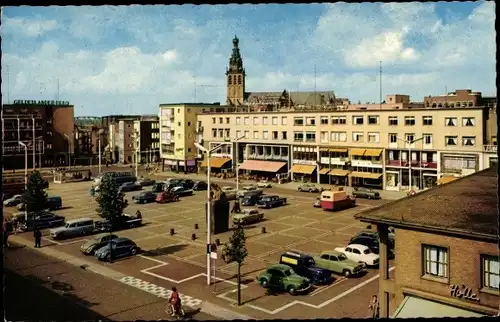 Ak Nijmegen Gelderland, Plein 1944 met St. Stevenstoren