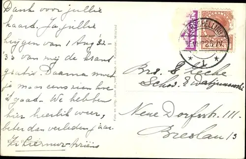 Ak Terschelling Friesland Niederlande, Dellewal