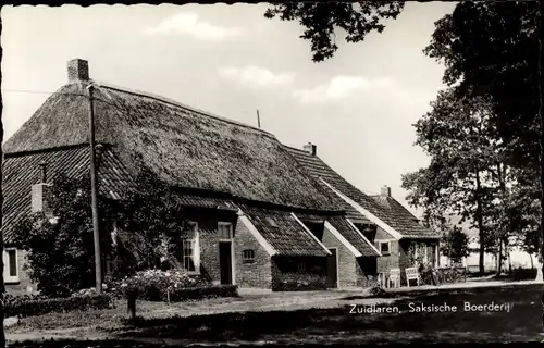 Ak Zuidlaren Drenthe Niederlande, Saksische Boerderij