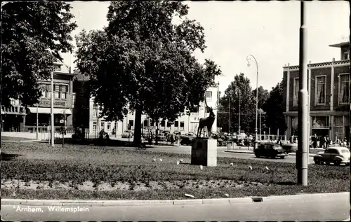 Ak Arnhem Gelderland Niederlande, Willemsplein