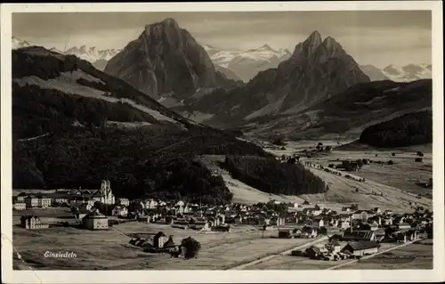 Ak Einsiedeln Kanton Schwyz Schweiz, Panorama