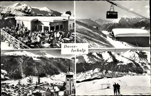 Ak Davos Kanton Graubünden, Ischalp, Skigebiet, Seilbahn
