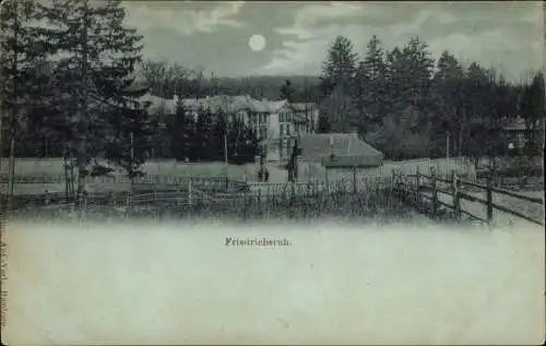 Mondschein Ak Friedrichsruh Aumühle im Herzogtum Lauenburg